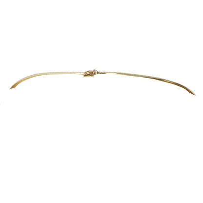 GIA Emerald Ruby Diamond Removable Slide 16" Omega Necklace in 14k Gold, Retro