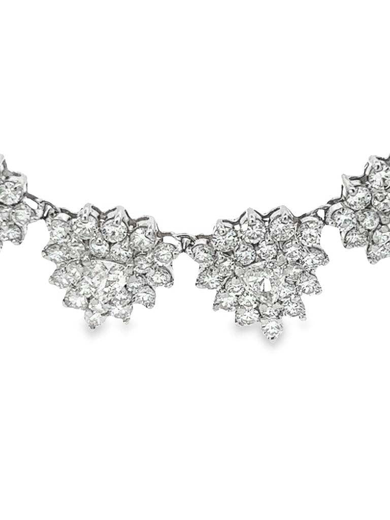 32.50 Carat Diamond Link Necklace