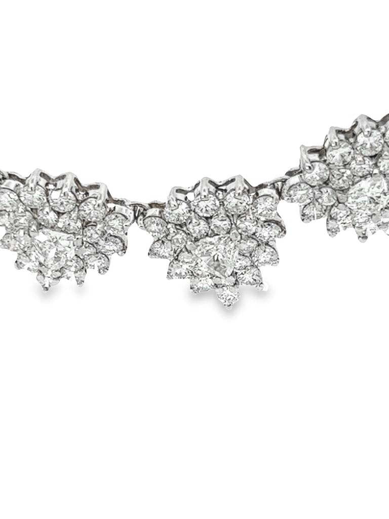 32.50 Carat Diamond Link Necklace