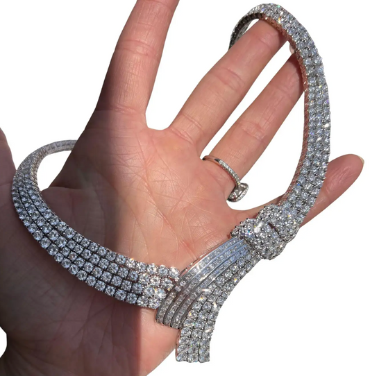 Statement 52.50 Carat Diamond Necklace