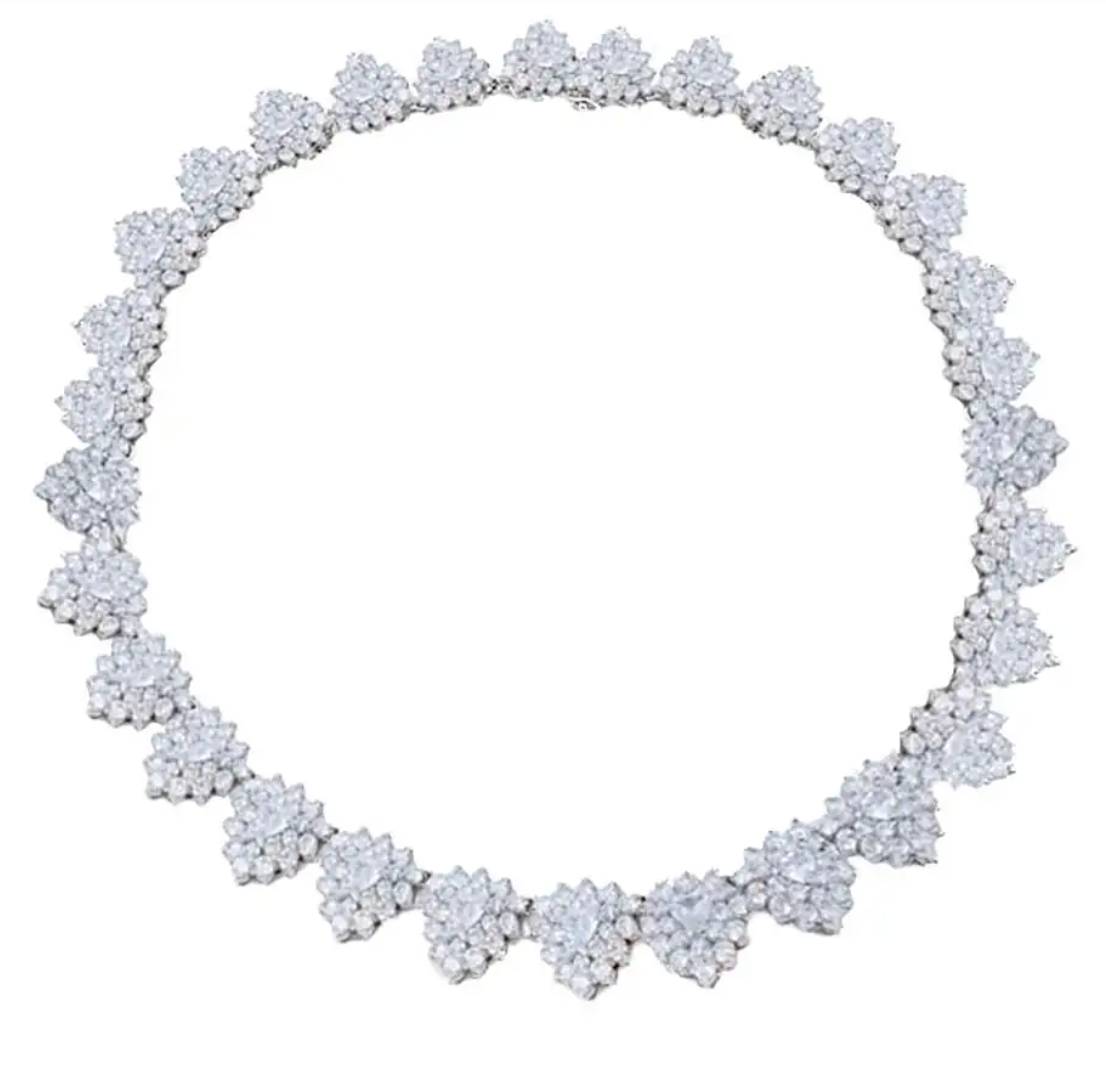 32.50 Carat Diamond Link Necklace