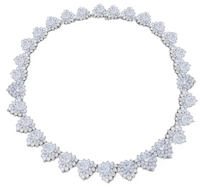 32.50 Carat Diamond Link Necklace