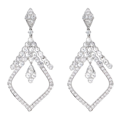 Diamond Chandelier Dangle Earrings