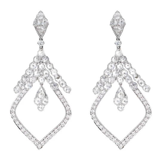 Diamond Chandelier Dangle Earrings