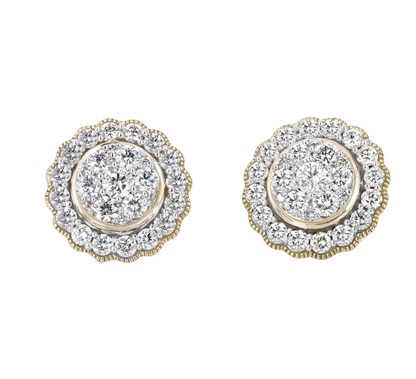 1.50 Carat Diamond Stud Earrings