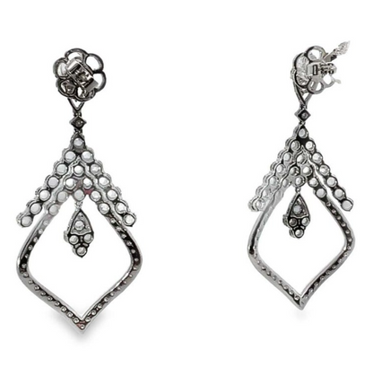 Diamond Chandelier Dangle Earrings